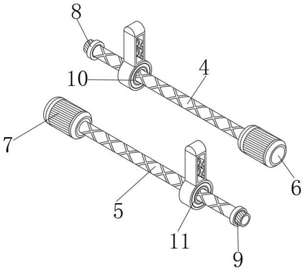 Lifting hook assembly with automatic adjusting mechanism for hoisting machinery