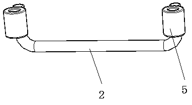 Full-closed fabricated stirrup with measurable overall length strain