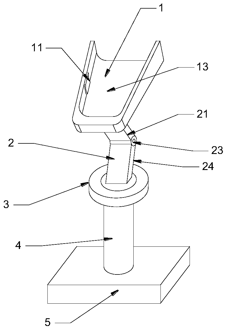 Supporting device for POS machine