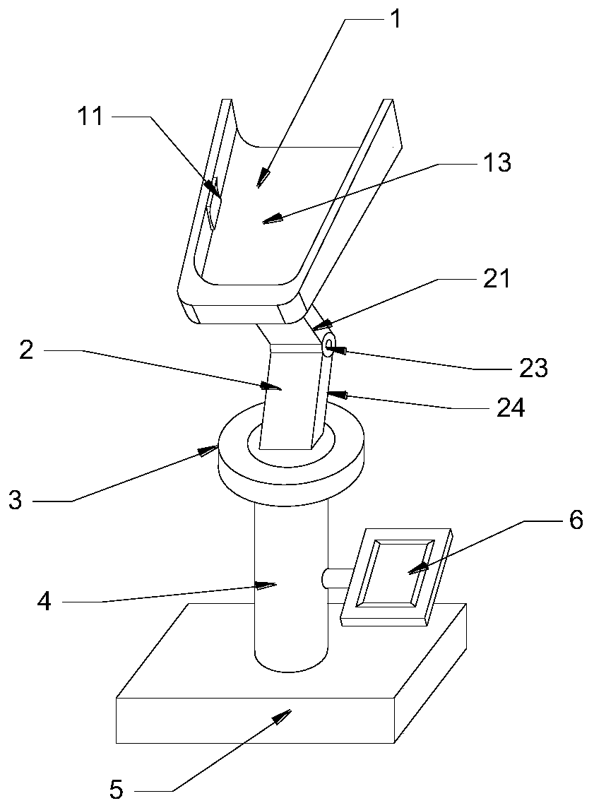 Supporting device for POS machine