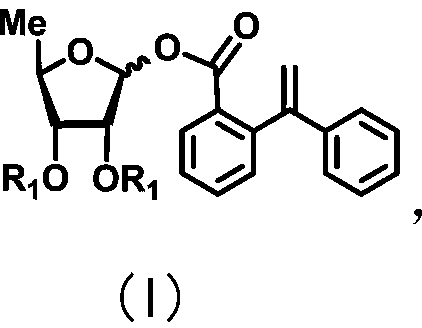 Uracil nucleoside derivative and method for preparing doxifluridine medicine by using uracil nucleoside derivative