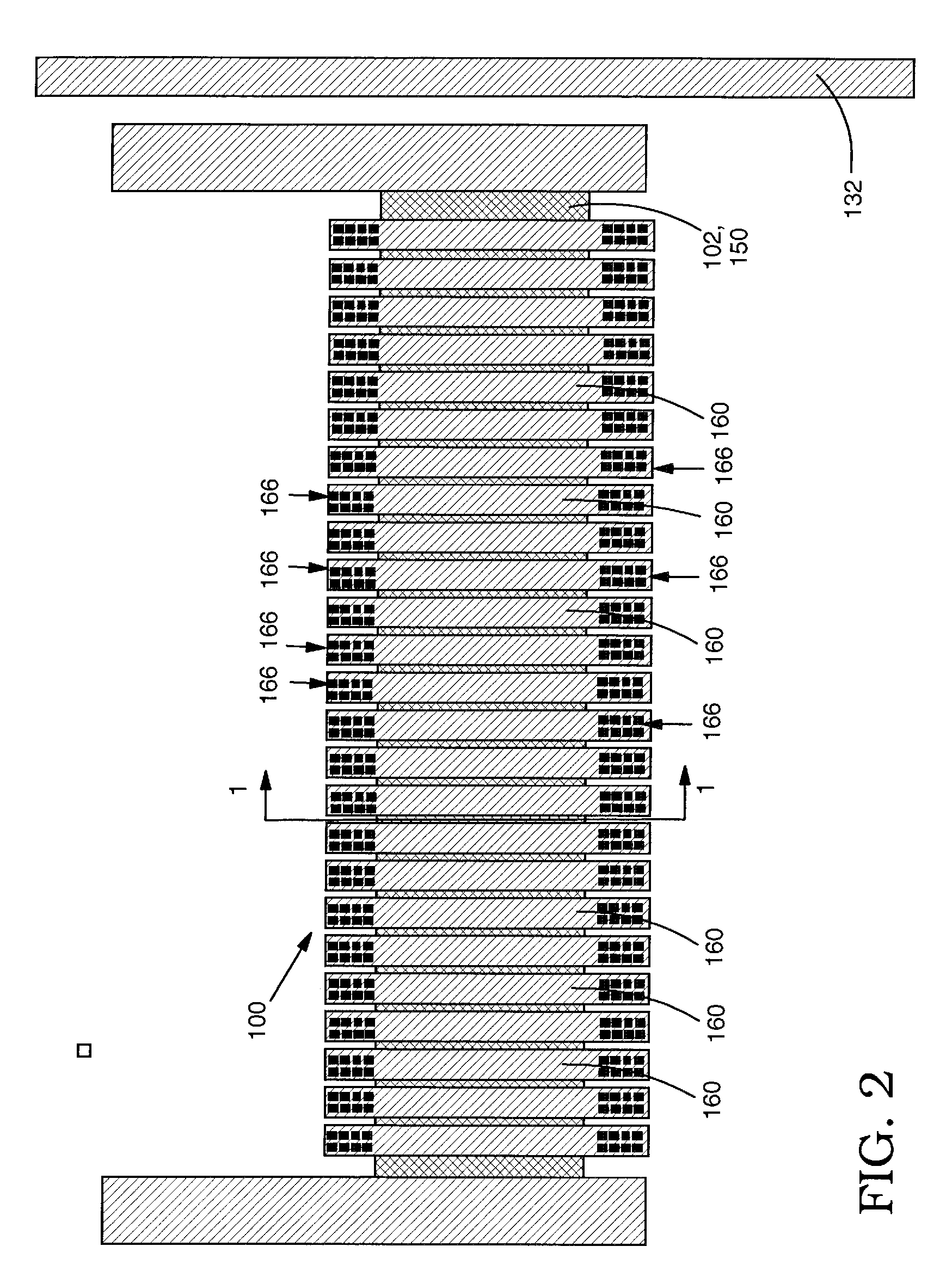 Heat dissipation for heat generating element of semiconductor device and related method