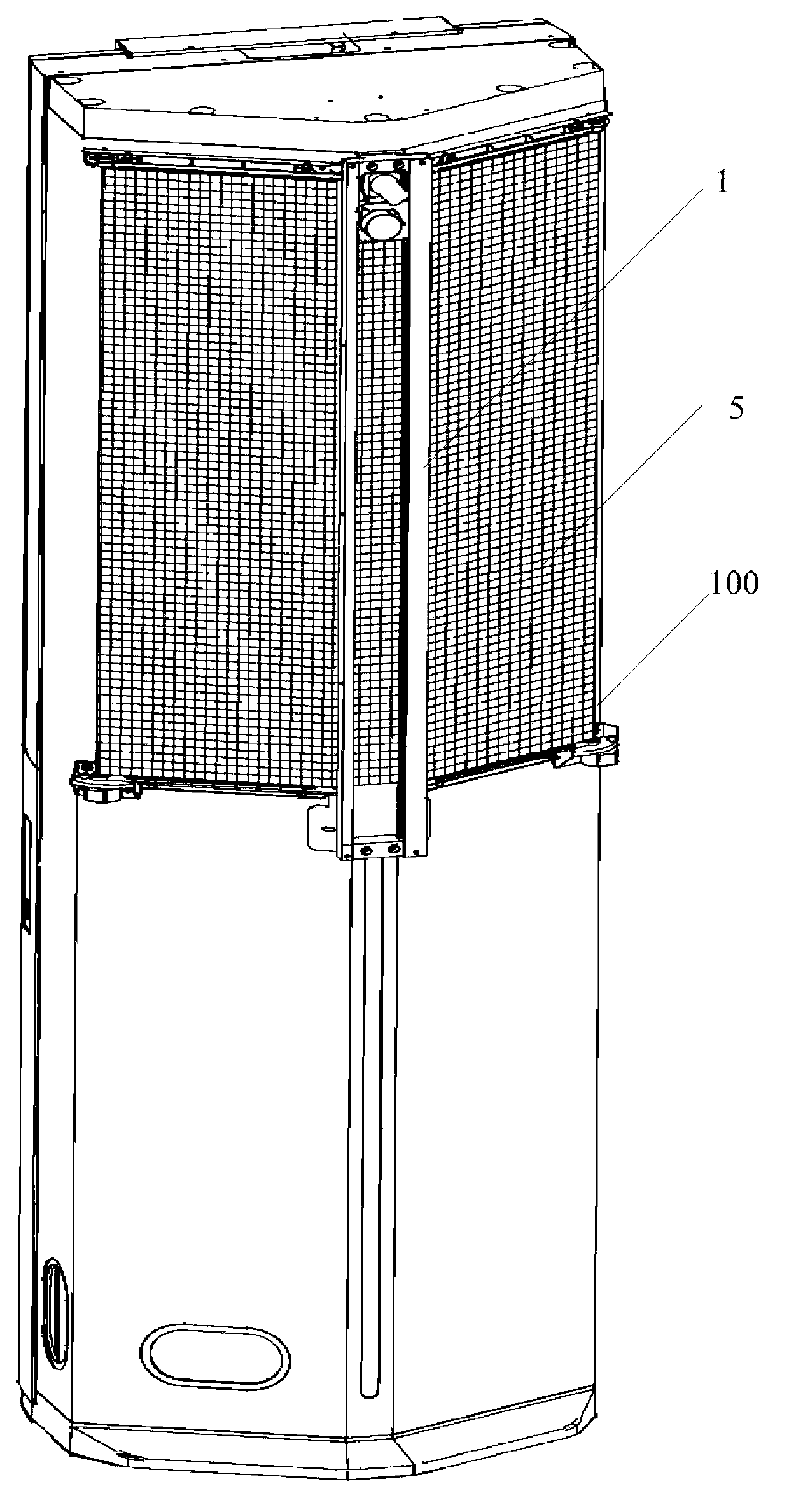 Filter screen cleaning device and air conditioner indoor unit