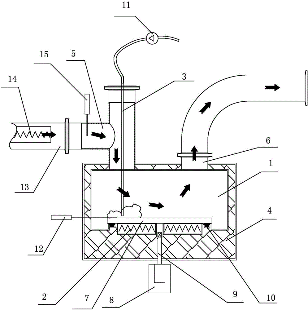 Efficient normal pressure atomization generation device