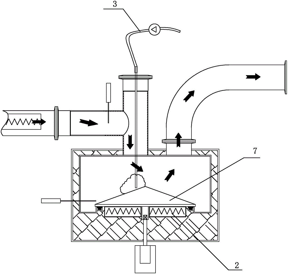 Efficient normal pressure atomization generation device