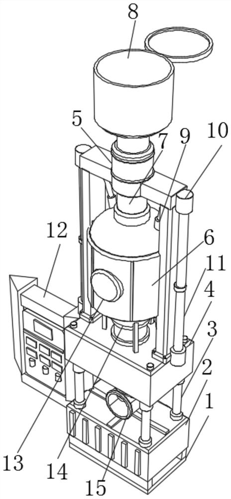 A high-temperature synthetic organic heat carrier pulse blending production device and production method