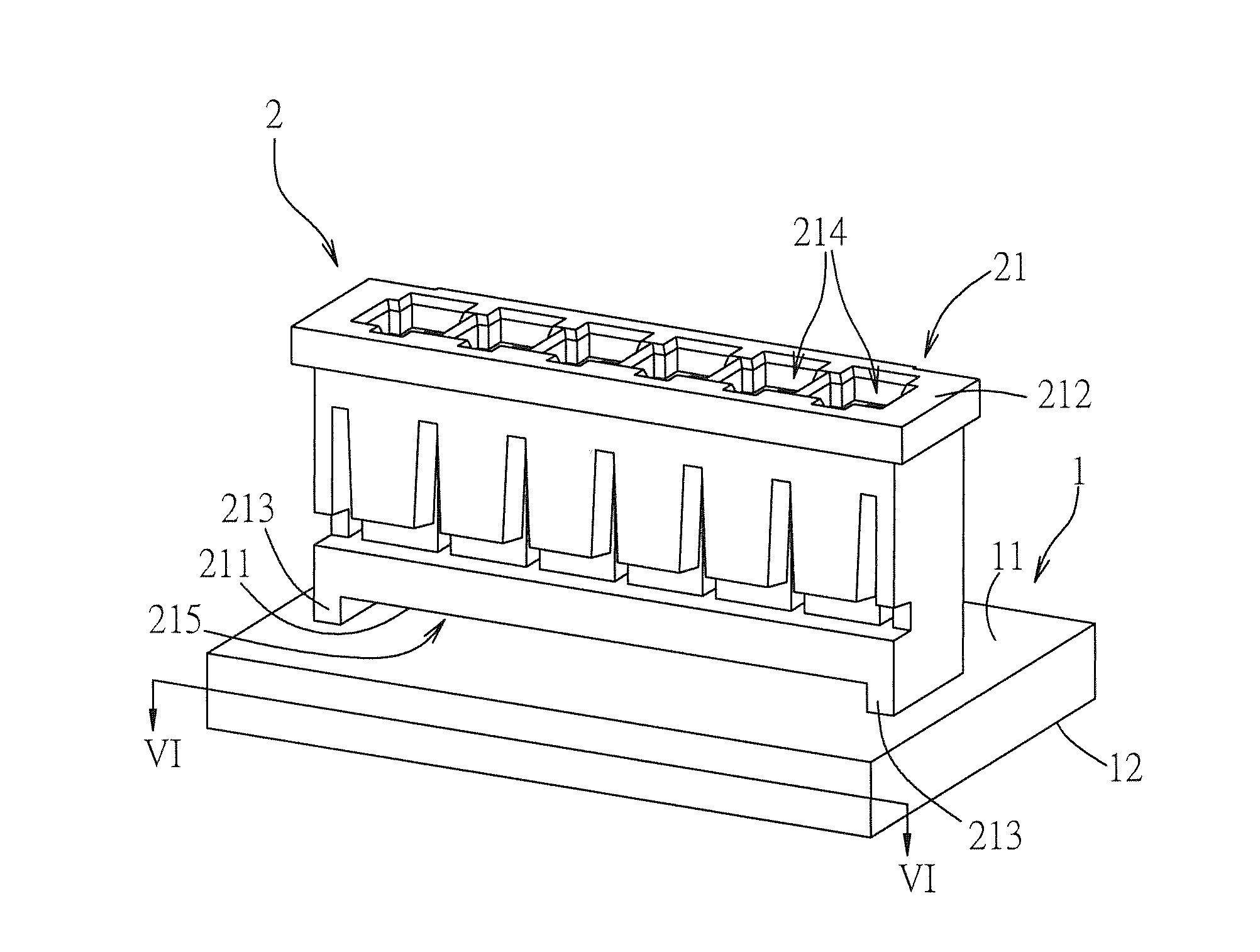 Electrical connector and assembly of the electrical connector and a circuit board