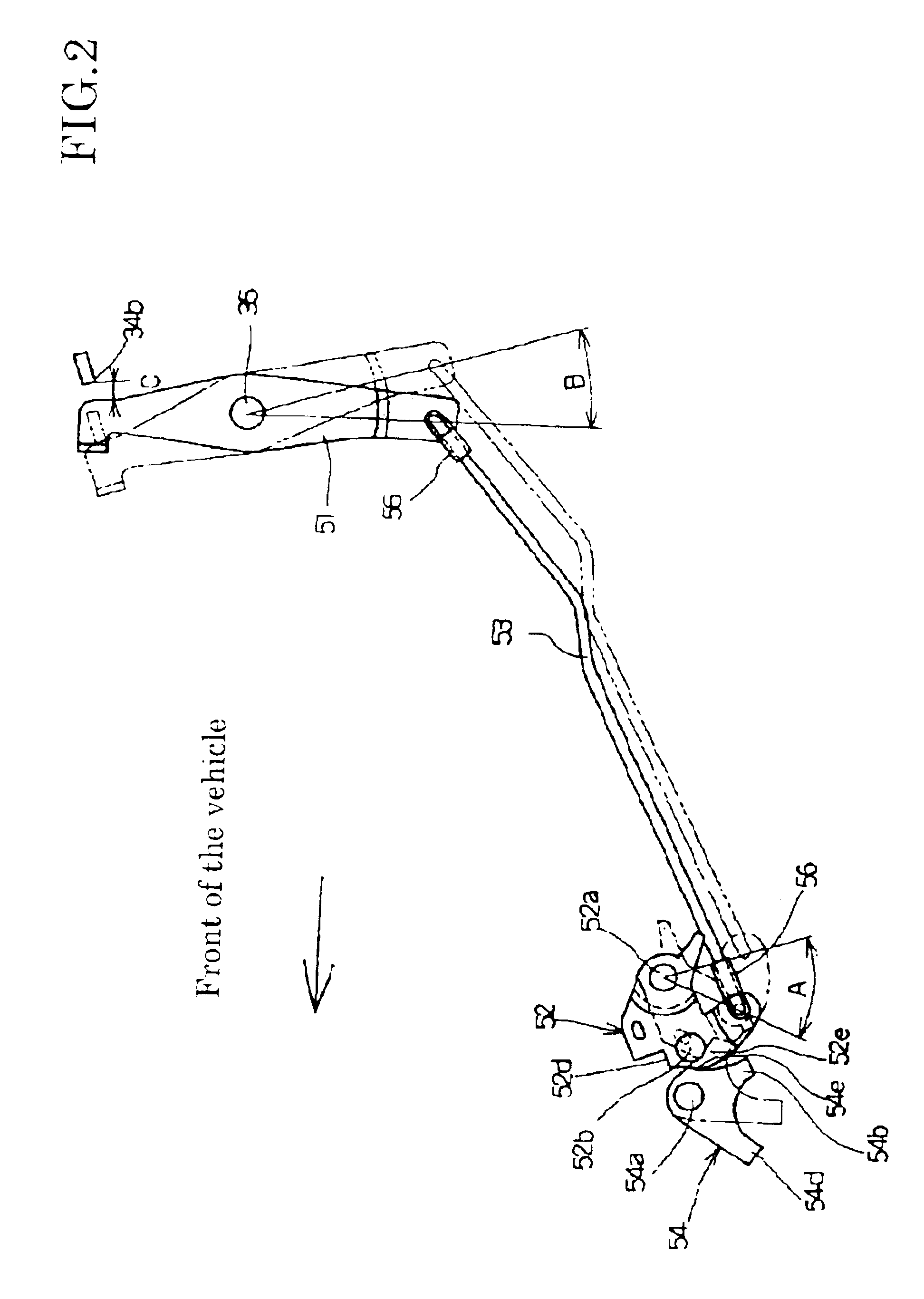 Walk in apparatus for vehicle seat