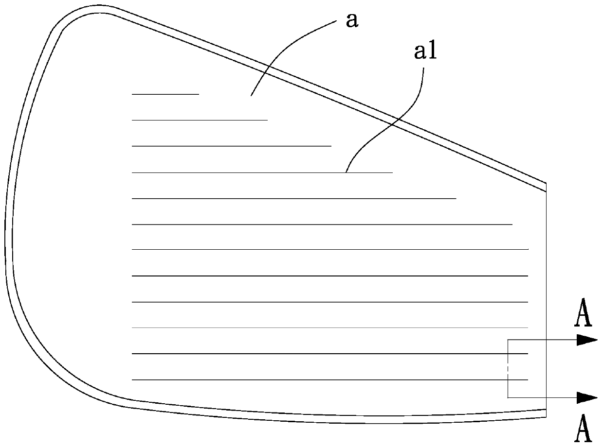 Line groove scanning device and detection method thereof