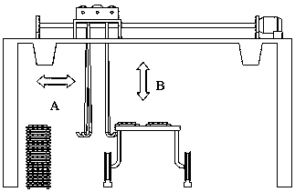 Automatic stacking device for tunnel kiln