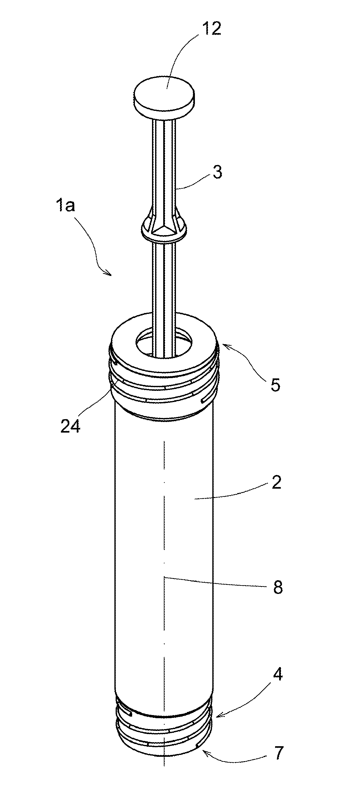 Device for extracting, storing and/or processing blood or other substances of human or animal origin, and for applying blood compounds or other biological compounds