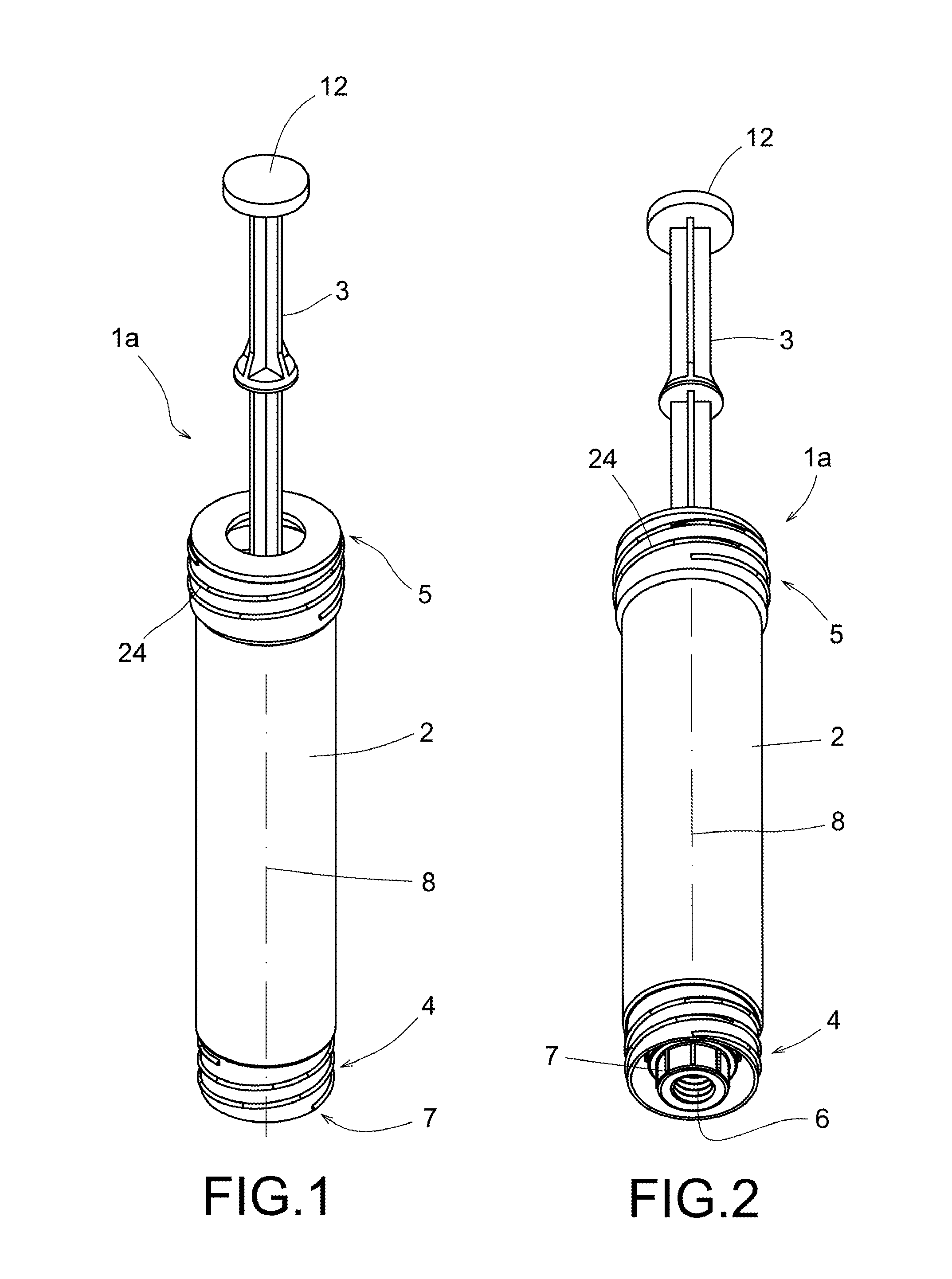 Device for extracting, storing and/or processing blood or other substances of human or animal origin, and for applying blood compounds or other biological compounds