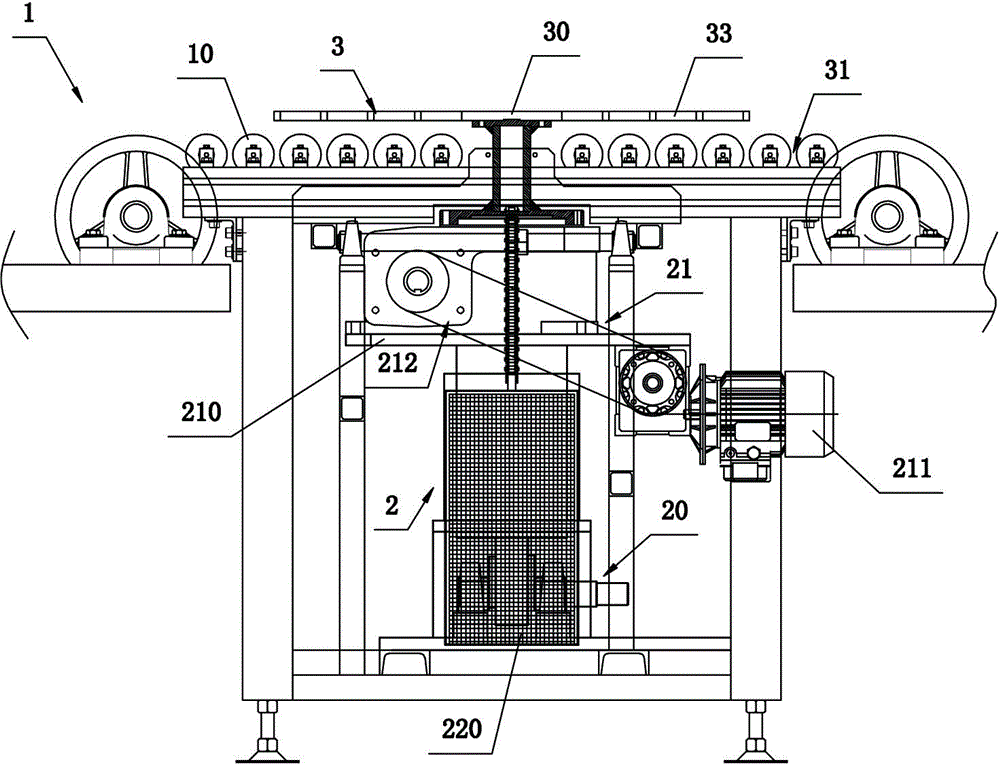 Full-automatic rotary u-turn machine