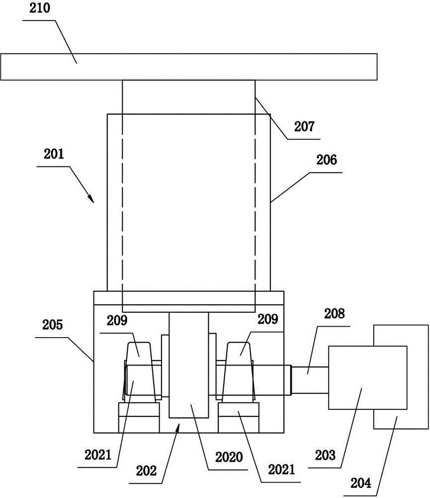 Full-automatic rotary u-turn machine