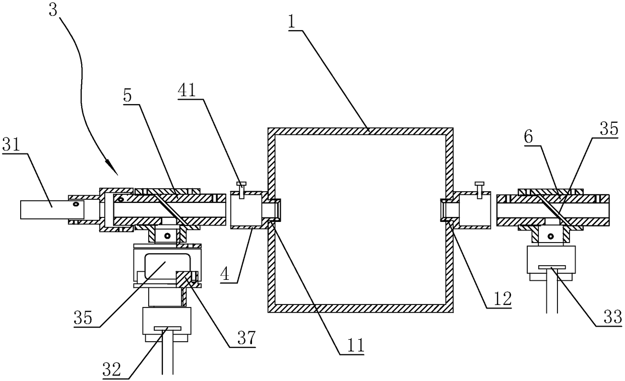 Smoke concentration detection test device and testing method thereof