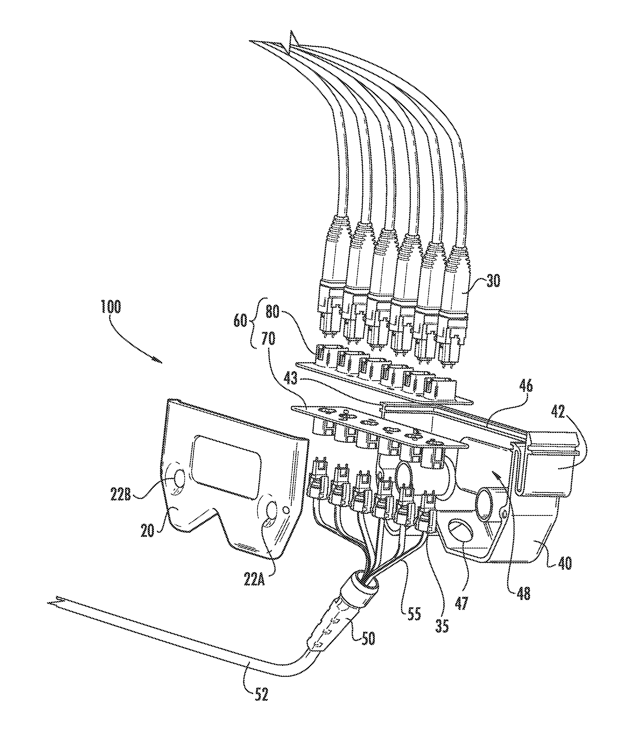 Fiber Optic Module Assembly and Associated Methods
