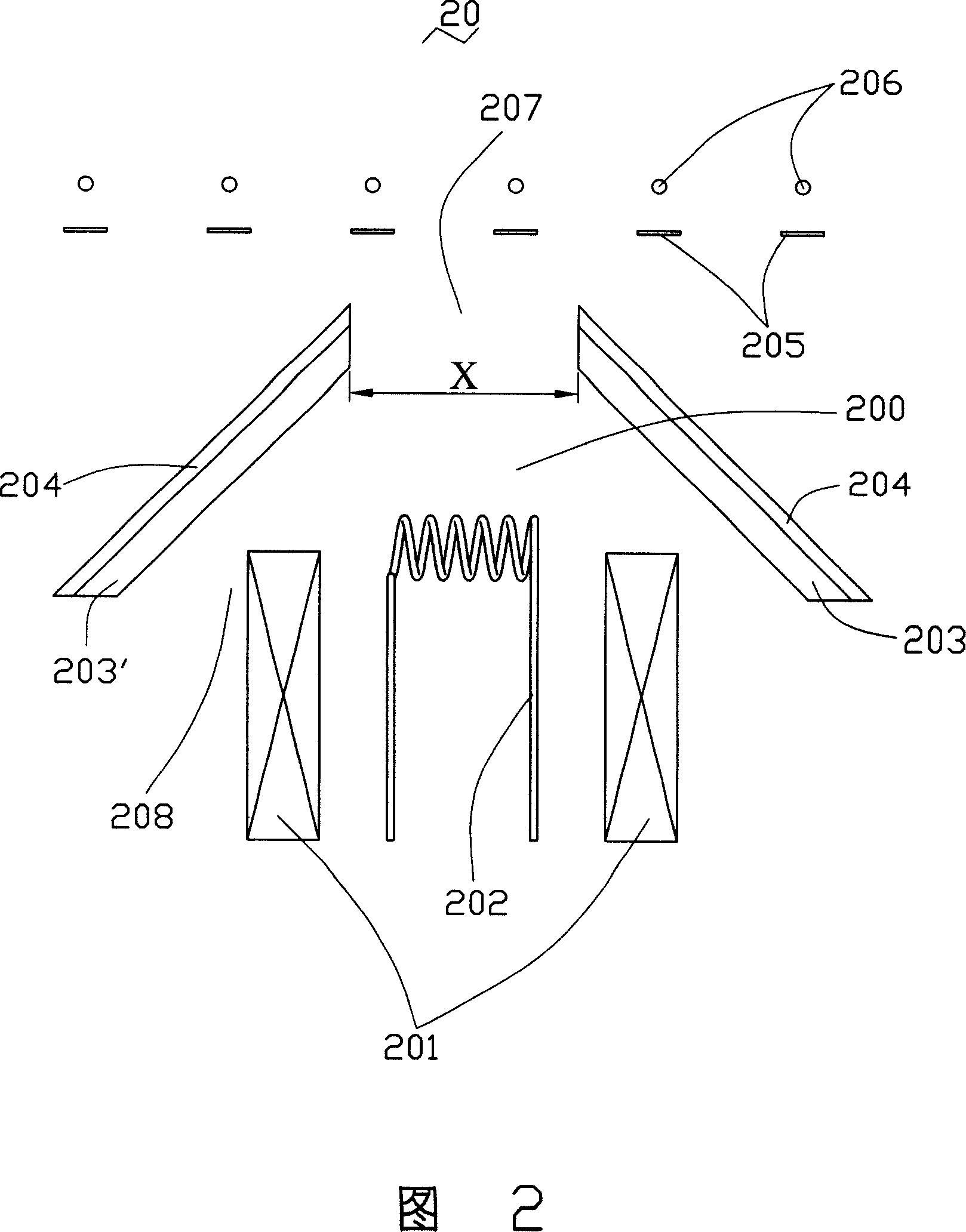 Electron source and surface light source employing same