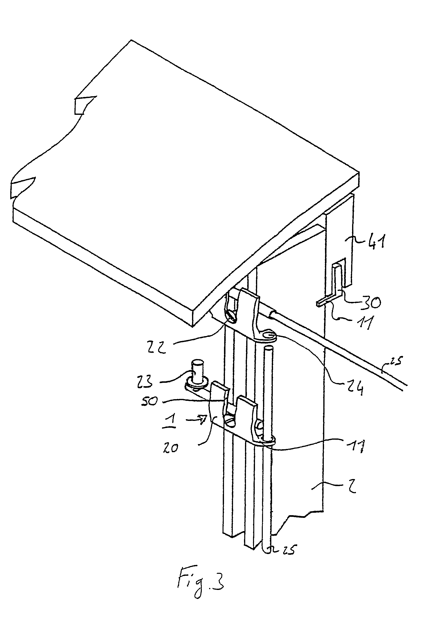 System, clamping element and counter-element for the connector of profiled elements