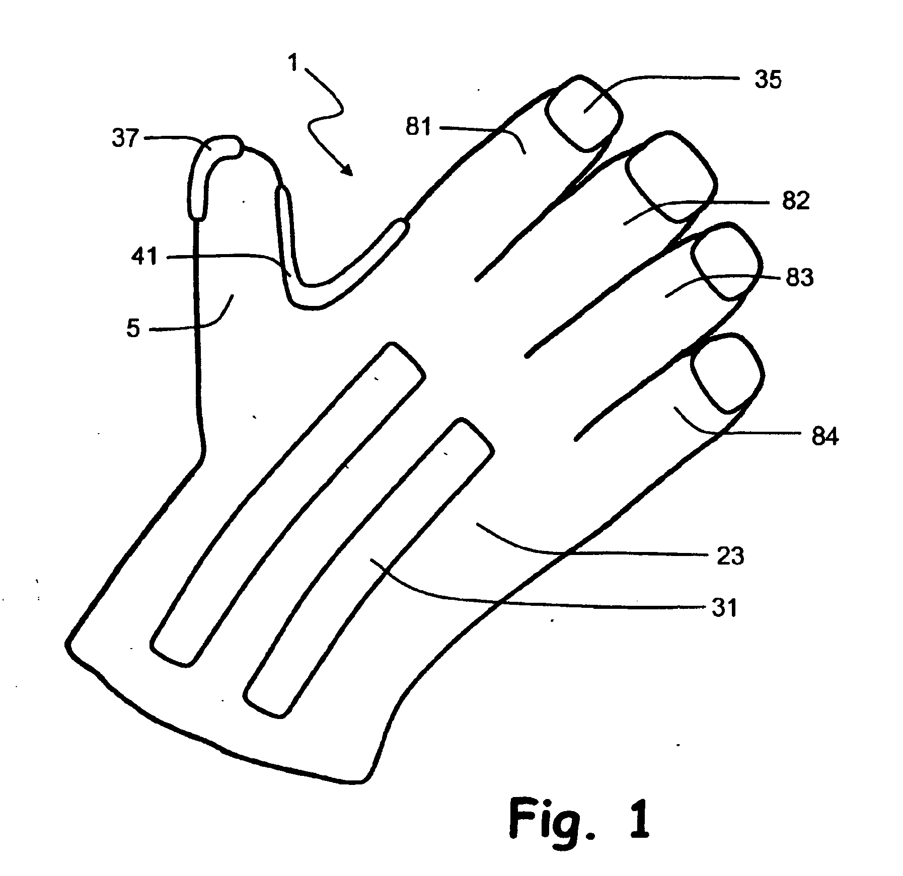Handwear incorporating low-friction thenar segment