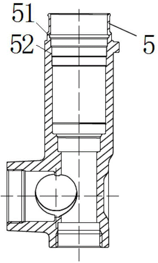 Hole internal processing integrated cutter and processing technique thereof