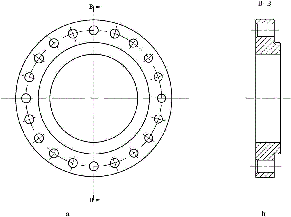 The clamping method when processing the upper and outer parts of the metal shell