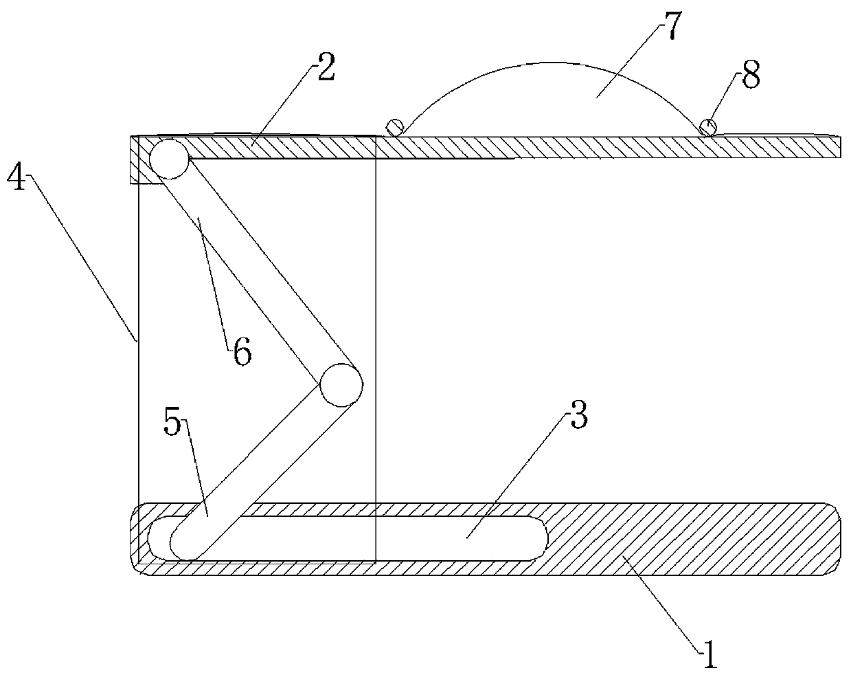 A mobile phone case for heat dissipation