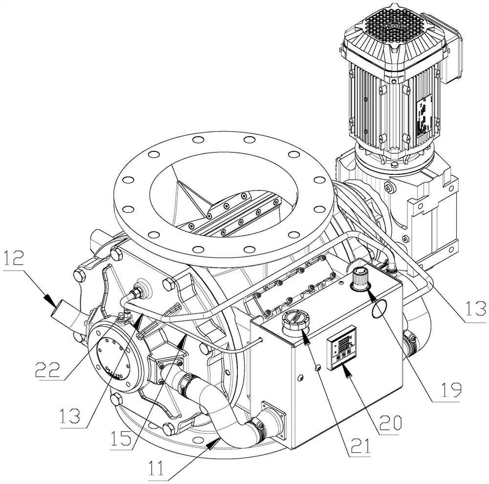 Air balance high-pressure rotary valve