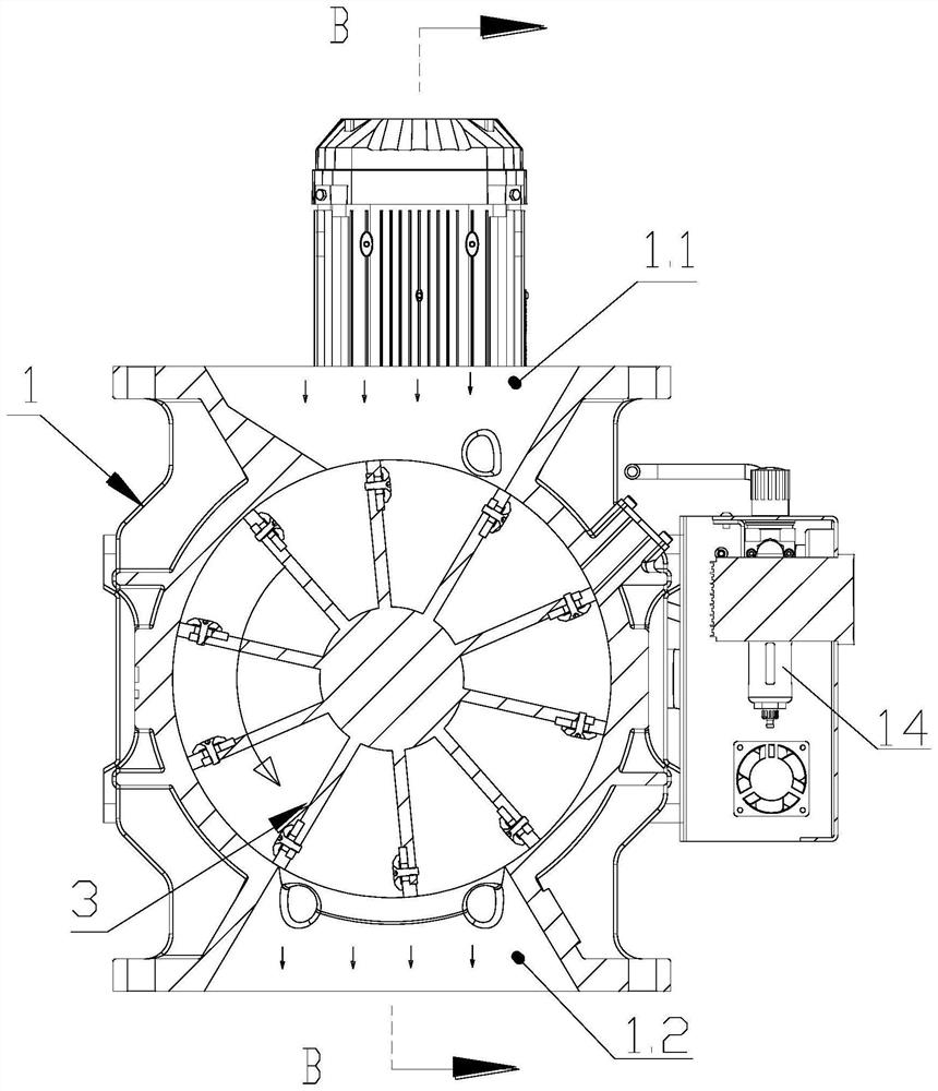 Air balance high-pressure rotary valve