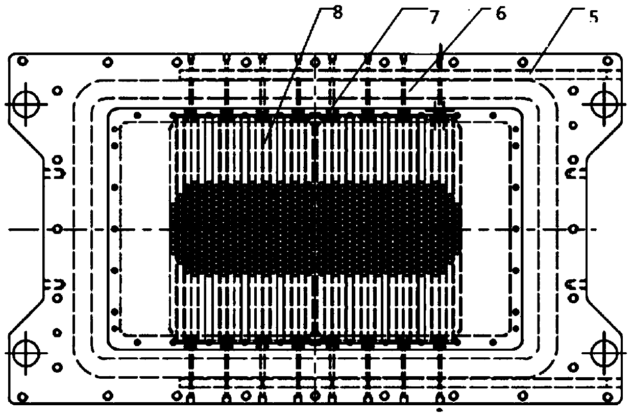 A long-pulse high-power ion source electrode grid cooling water circuit and vacuum sealing structure
