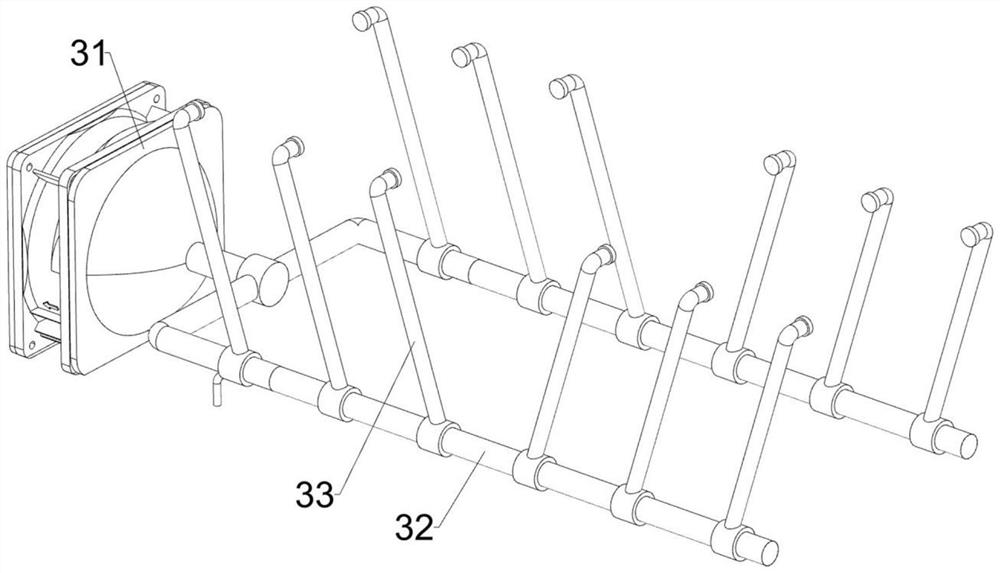 A lint cleaning device for fabric production