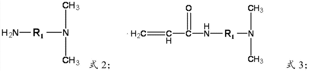 A long-chain alkyl quaternary ammonium salt monomer, its preparation method and associated polymer