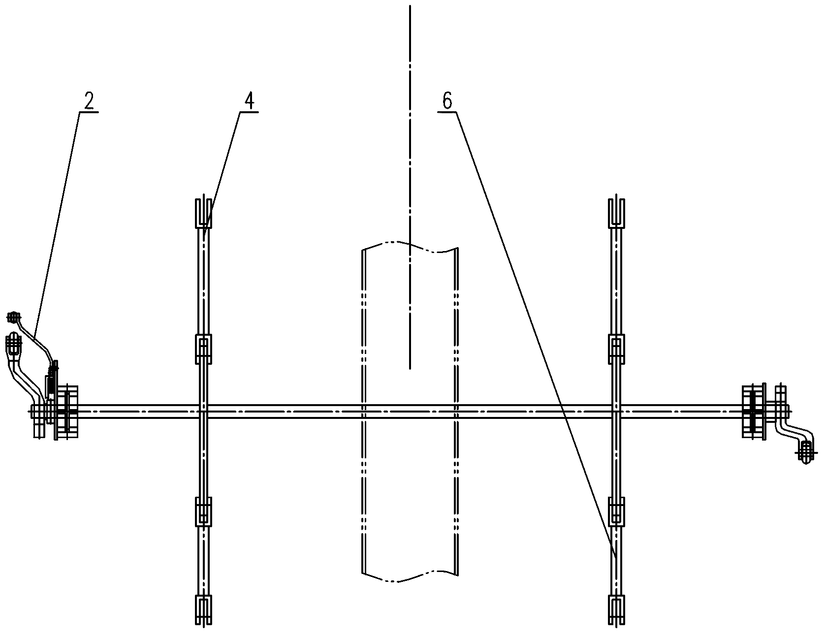 Bottom door opening-closing mechanism for railway funnel type goods vehicle