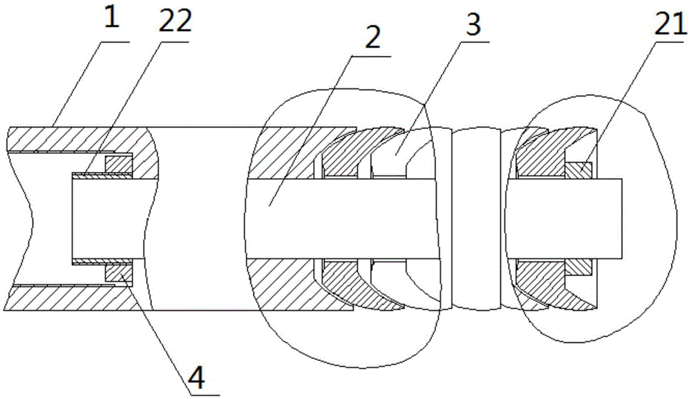 A kind of elastic mandrel for bending pipe