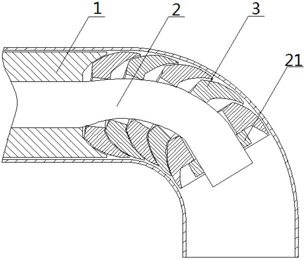 A kind of elastic mandrel for bending pipe
