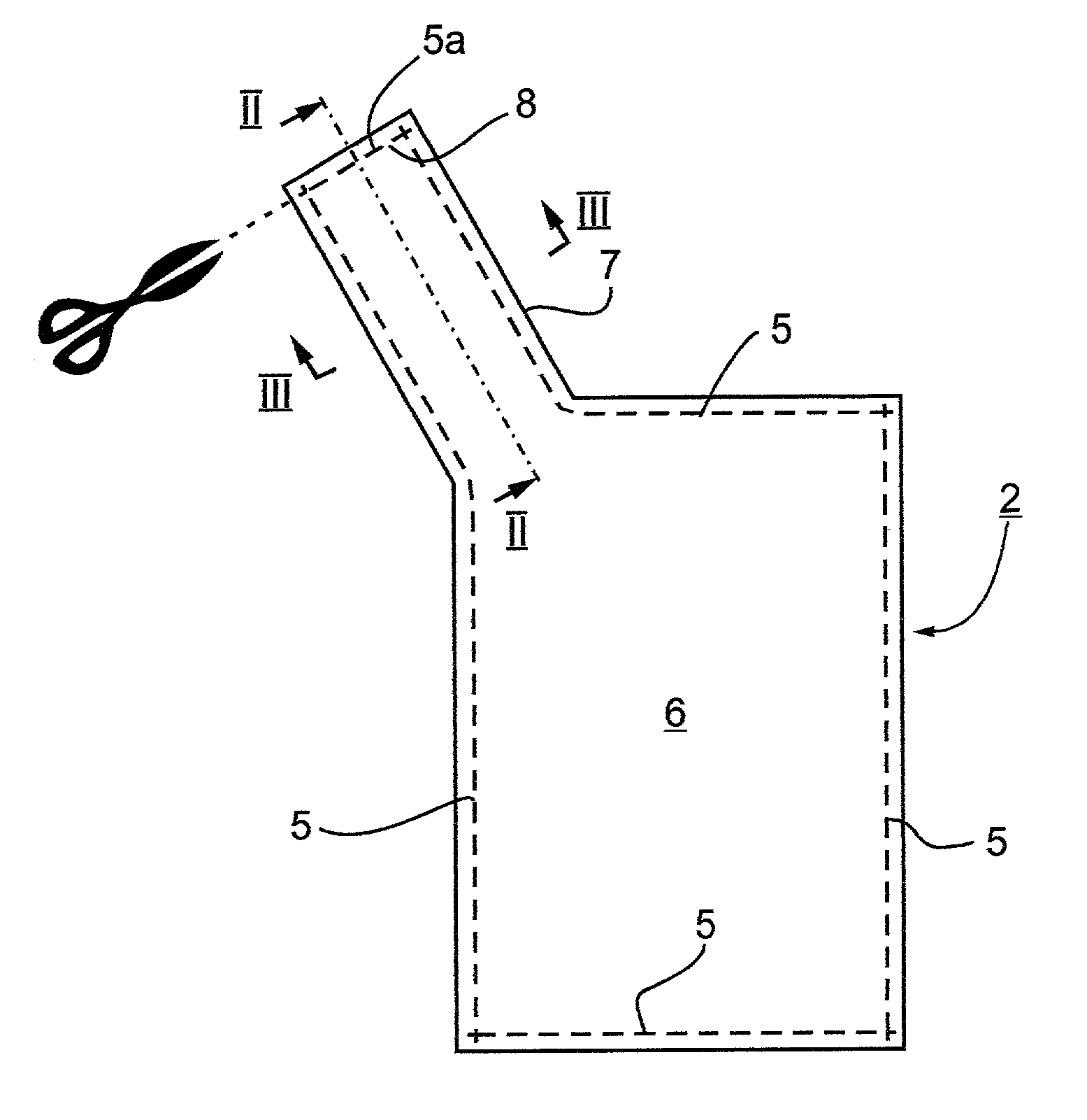 Pouring spout for liquid containers, and liquid containers constructed therewith