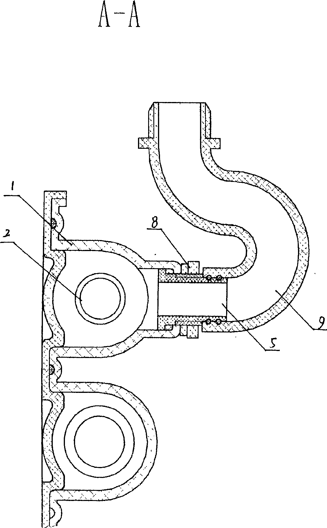 Spiral bellows type heat exchanger