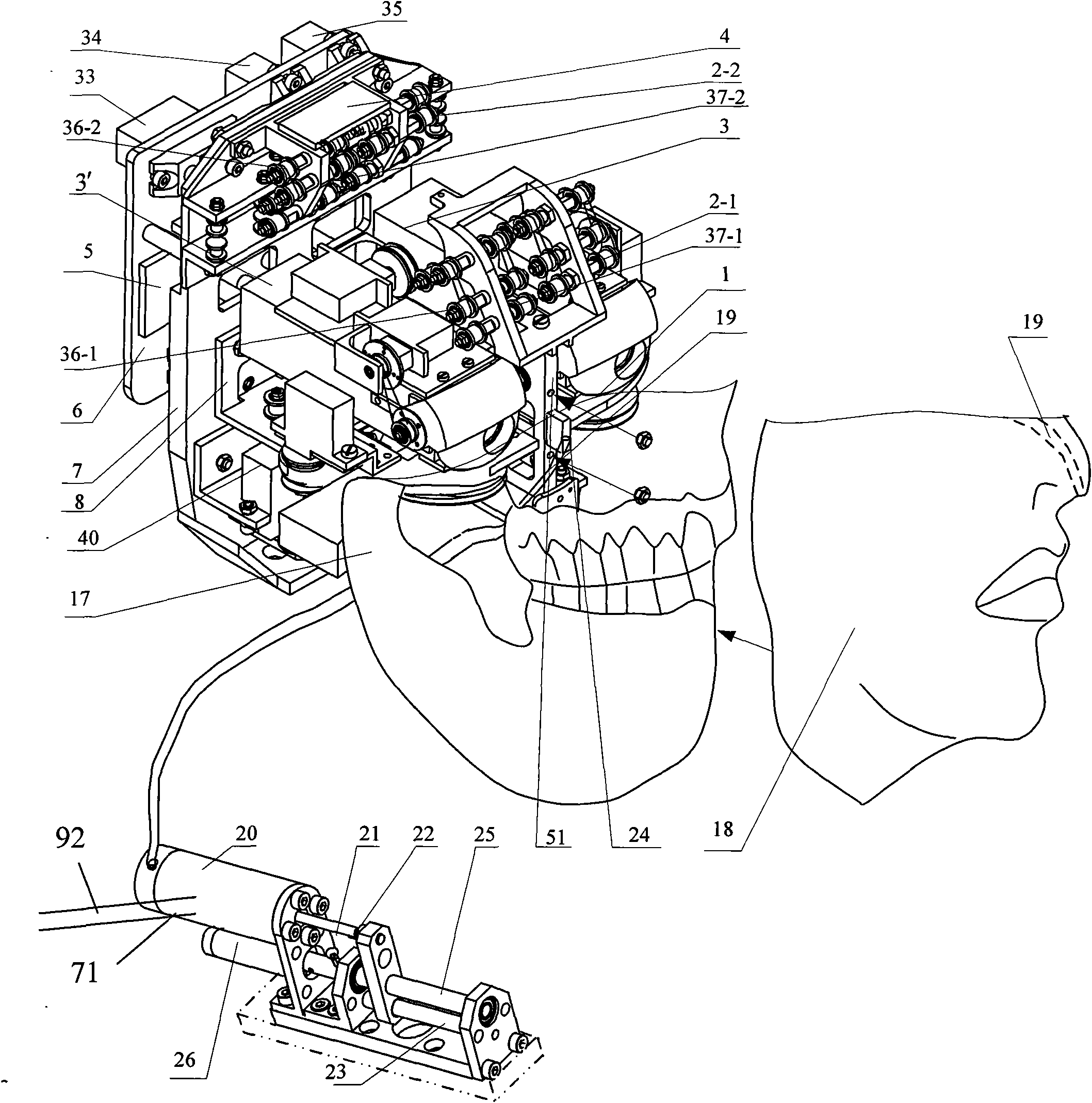 Humanoid-head robot device with human-computer interaction function and behavior control method thereof