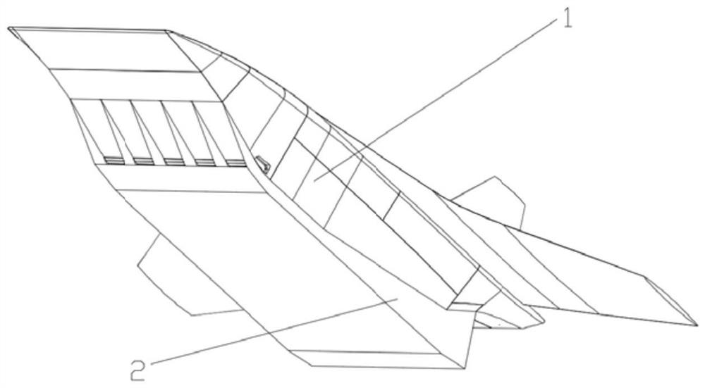 Variable overflow groove adjusting mechanism, scramjet engine and hypersonic aerocraft