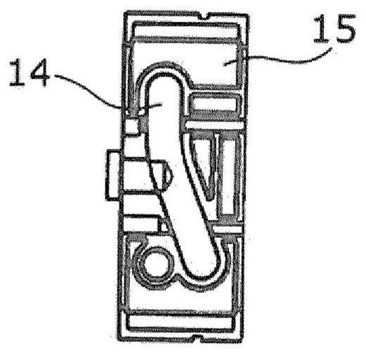 Fitting arrangement for sliding window or sliding door