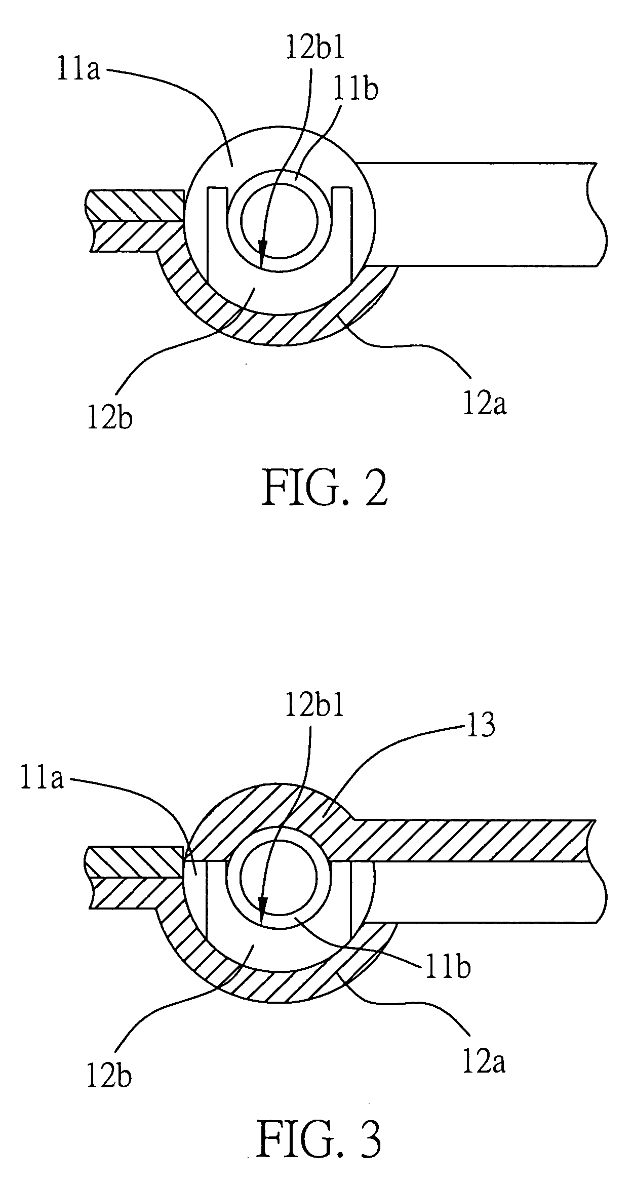Electronic device hinge structure