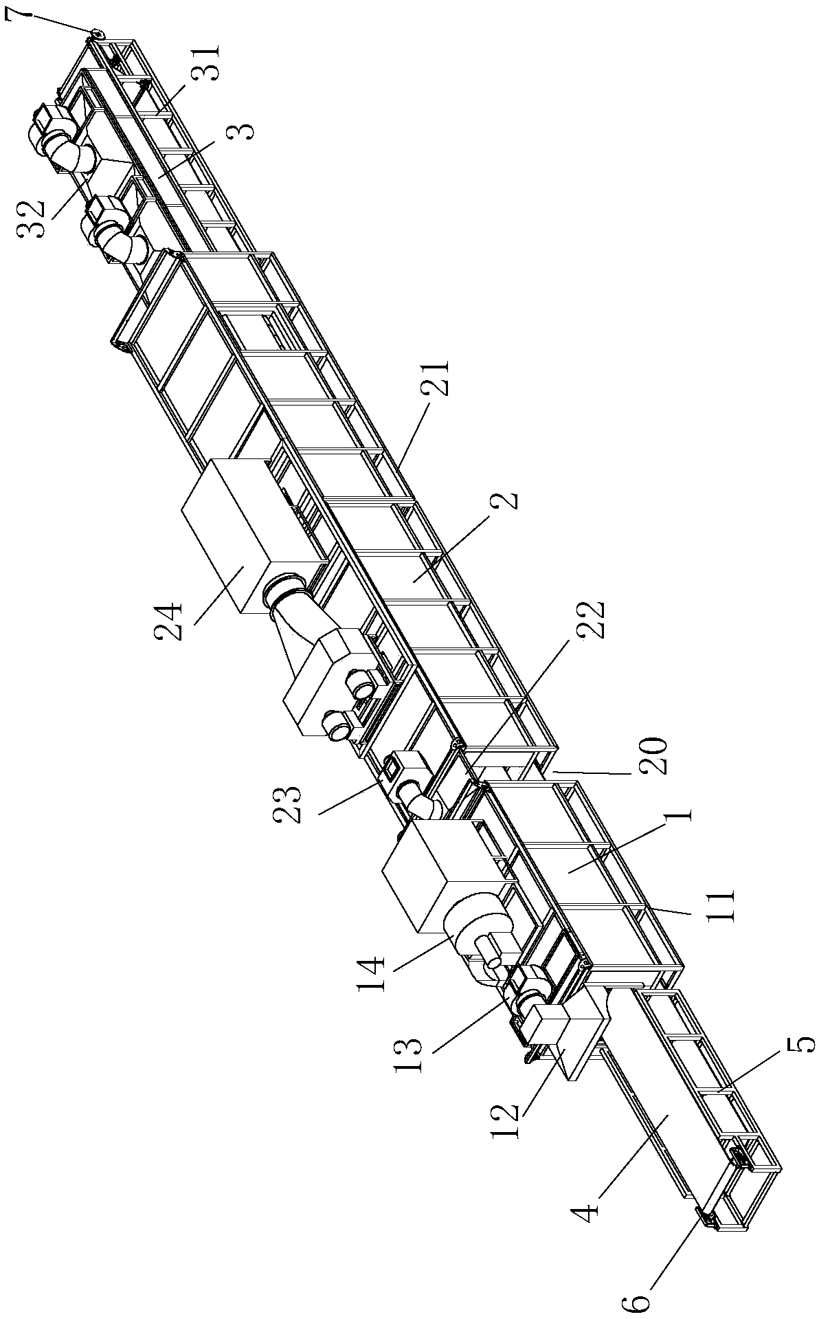 Net belt type sintering furnace
