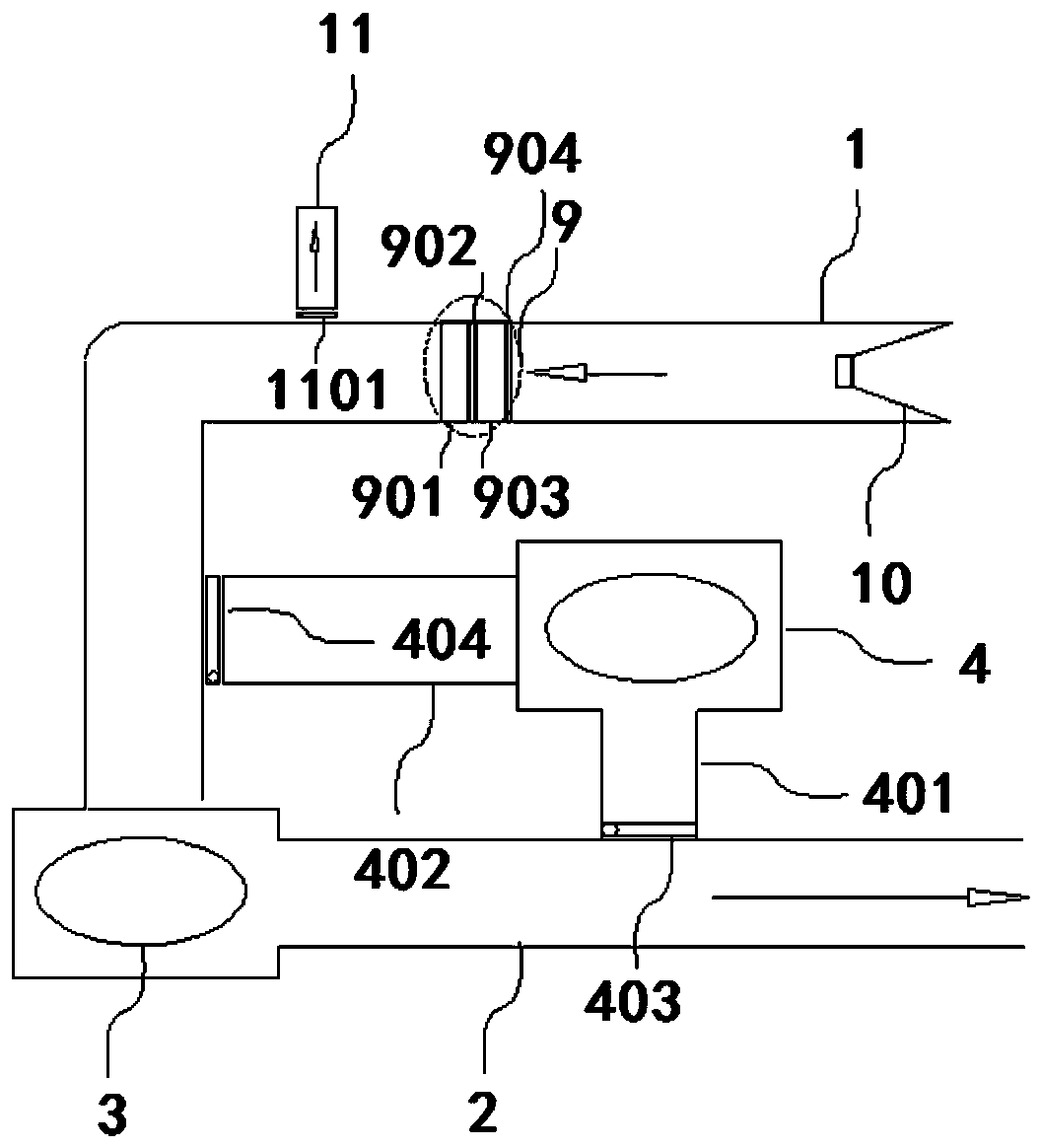 Vehicle air conditioning system with waste heat recovery function