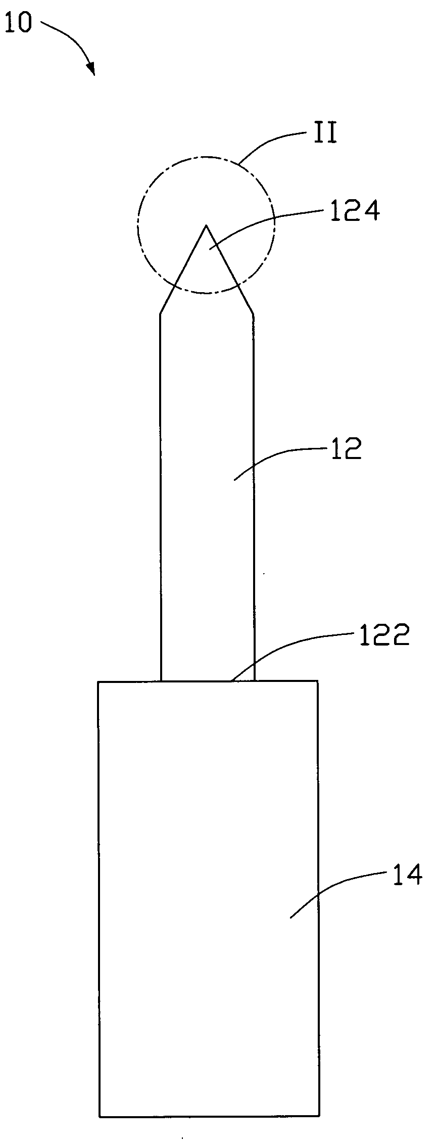 Field emission electron source having carbon nanotubes and method for manufacturing the same