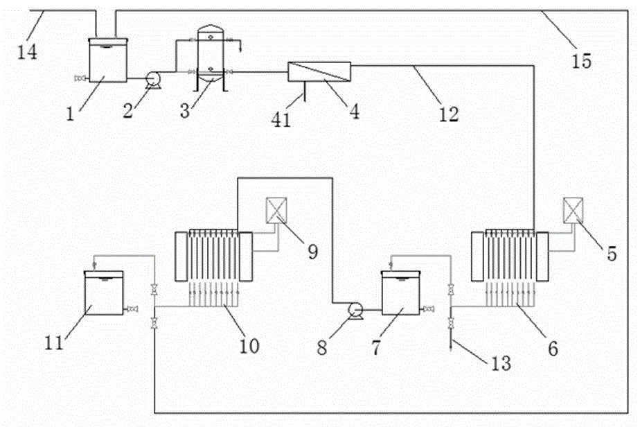 Capacitance type sewage and waste water treatment device and method based on action of direct current electric field
