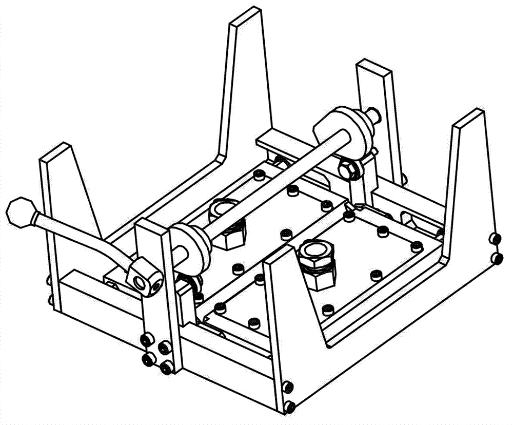 Manual splitting device of solar battery sheet