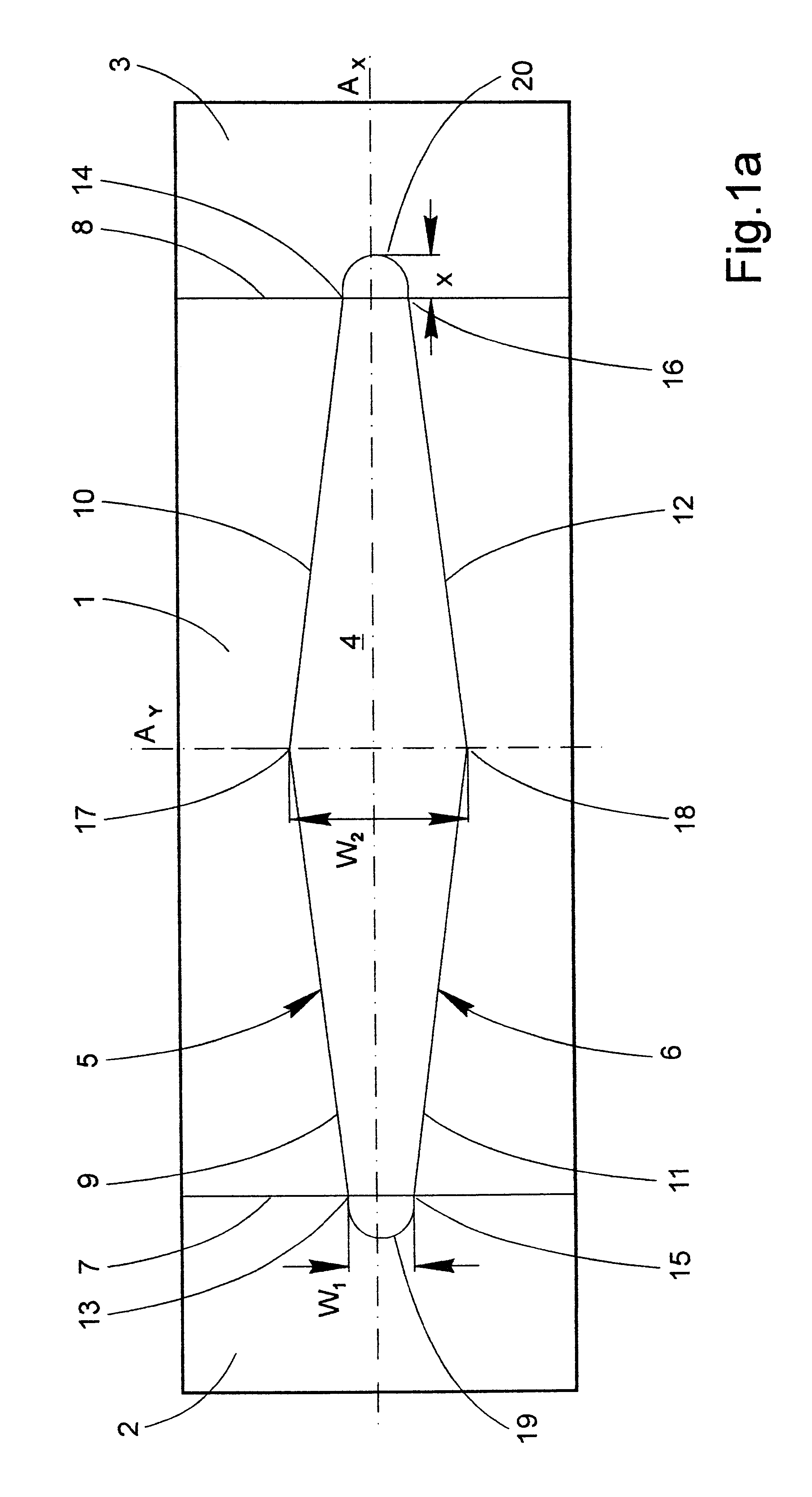 Container for a stack of interfolded tissue sheets and a method for manufacturing such a container