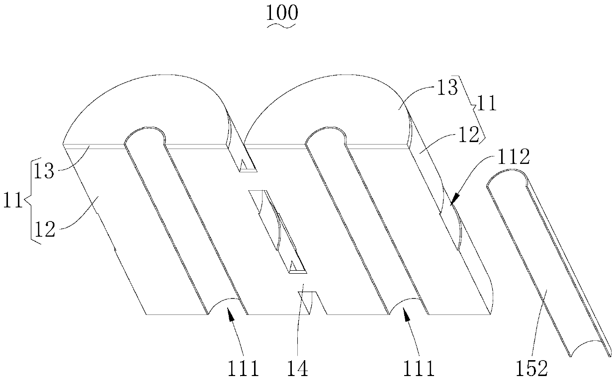 Damping shock absorber, pipeline structure, metal plate structure and refrigerating and heating equipment