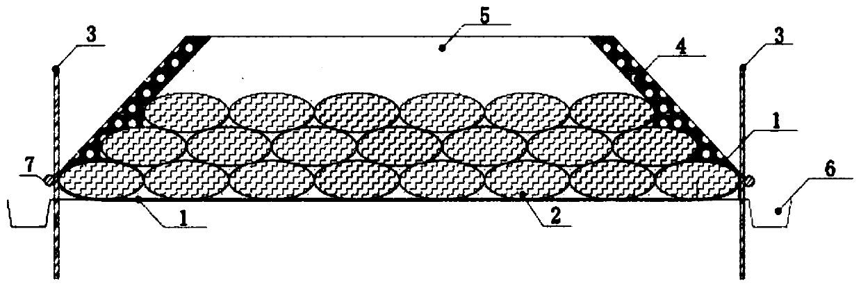 Method for building shortcut on peat soil soft foundation