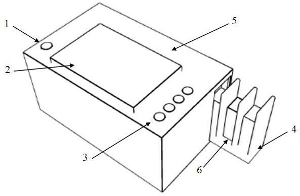 Urine iodine quantitative detection device and method