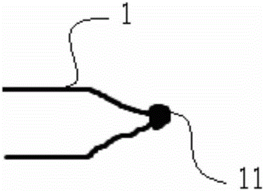 Welding method and welding device for thermocouple